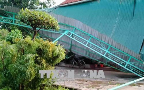 Đắk Lắk: Mưa lớn kèm lốc xoáy gây thiệt hại về người và tài sản tại huyện Ea Súp